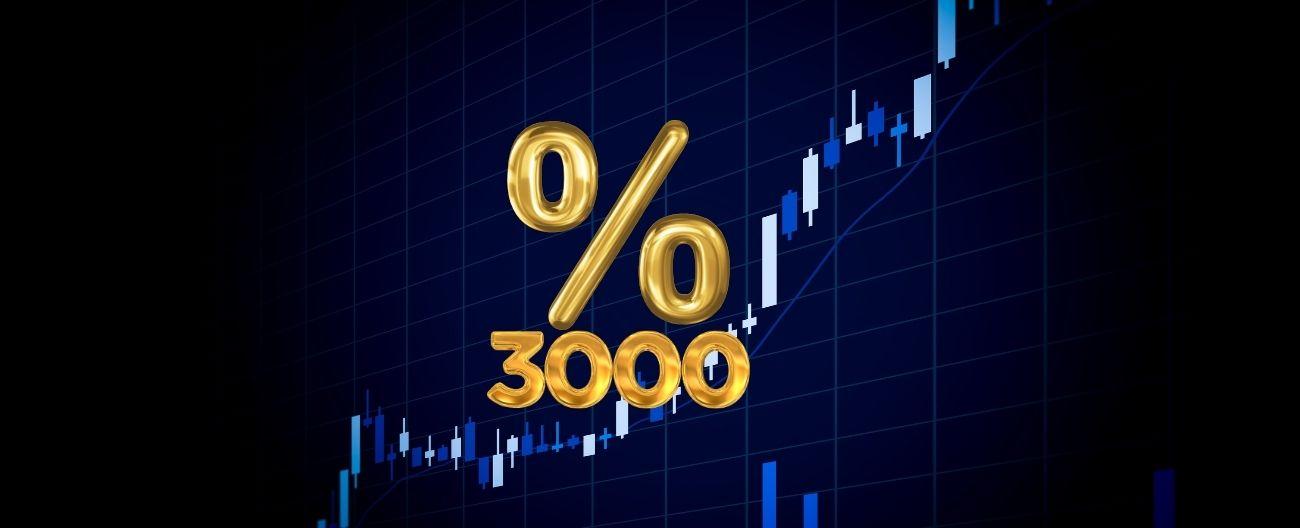 Yüzde 3000 oranında dev bedelsiz! 100 lot 3100 olacak!